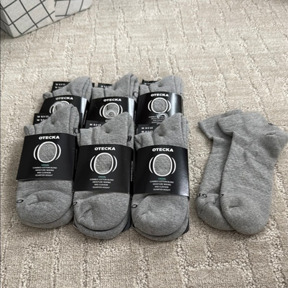 Gray Casual Ankle Socks Set - Picture 2 of 4